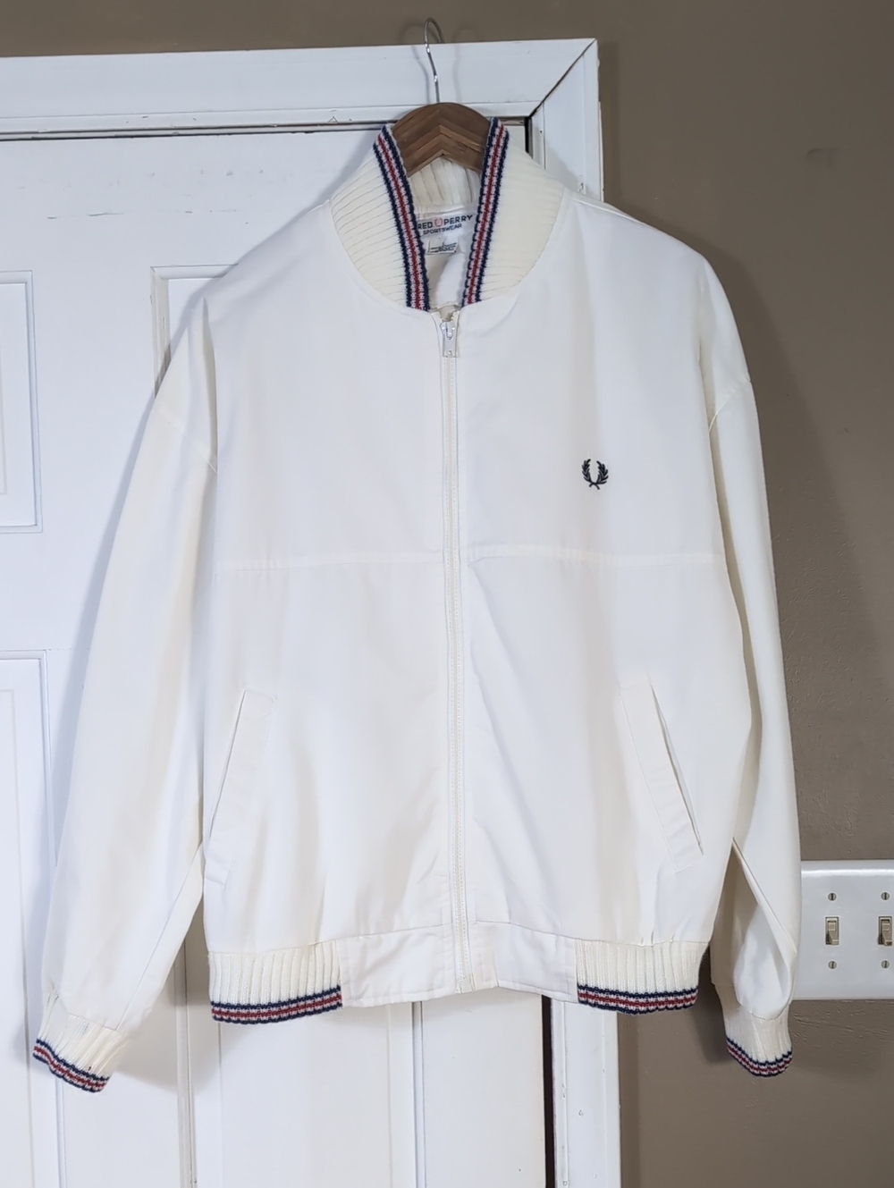 Vintage Fred Perry Tennis Bomber Jacket Large